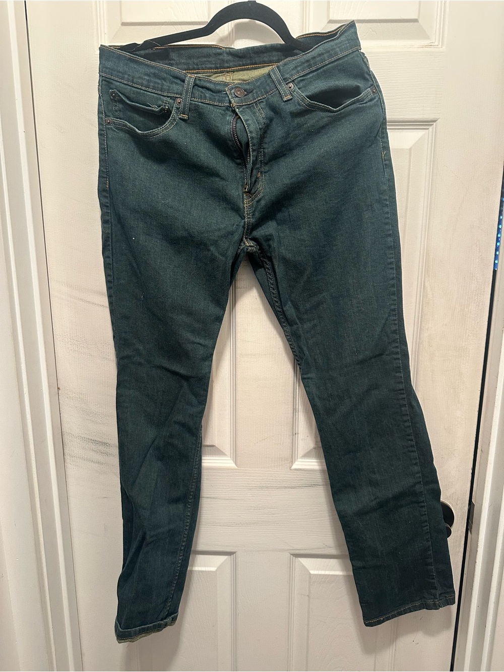 Levi's 511 Slim Straight Jeans in Teal Wash 34 30